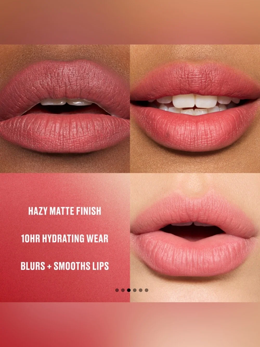 MAC Powder Kiss Hazy Matte Lipstick Brickthrough Warm Dusty Rose New In Box
